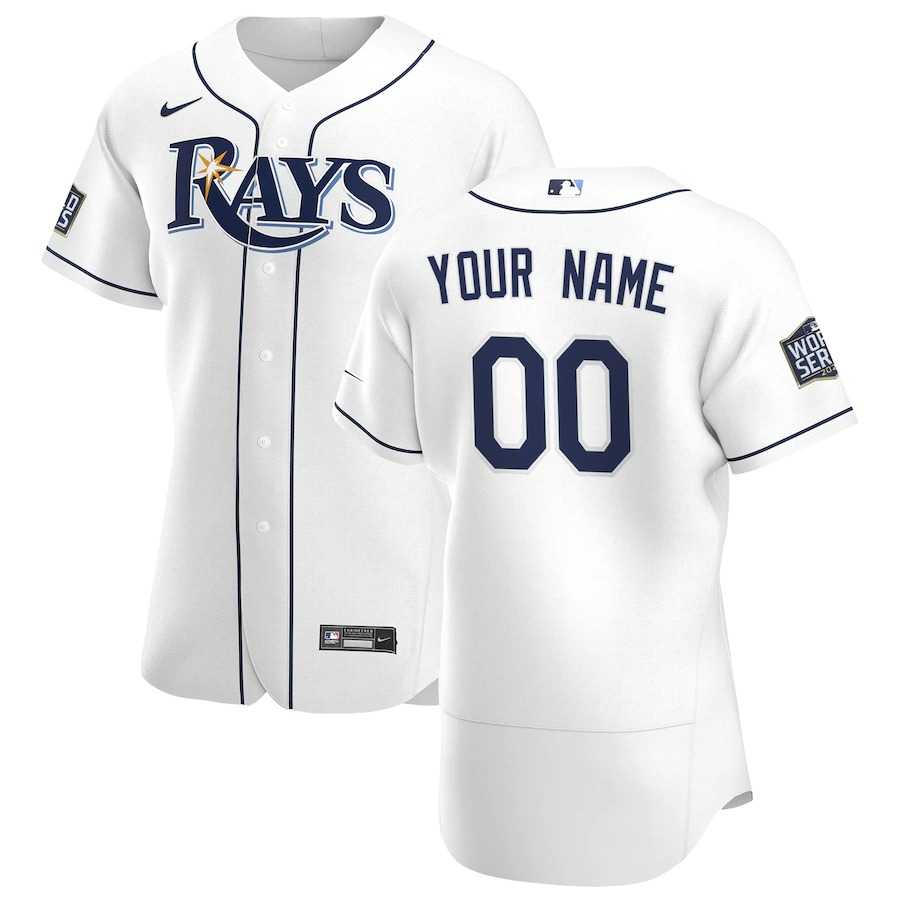 Tampa Bay Rays Customized Nike White Home 2020 World Series Bound Player MLB Jersey,We sell and wholesale Tampa Bay Rays Customized Nike White Home 2020 World Series Bound Player MLB Jersey on line form chian!
